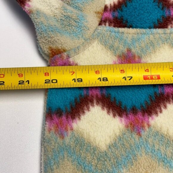 PATAGONIA Synchilla Snap-T Pullover Fleece Timber Twist Aztec Print Women M Snap - Picture 8 of 8